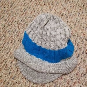 Hard bill beanie